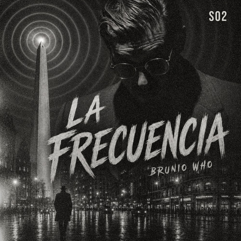 Tapa de La Frecuencia S02, con el Obelisco sobre una Buenos Aires nocturna