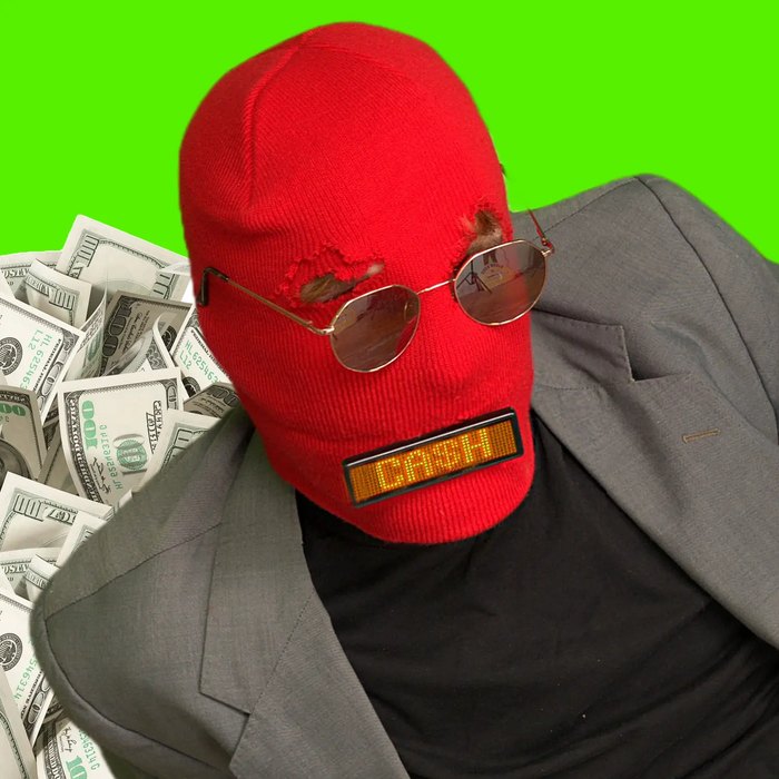 CA$H, el money guy, personaje de la temporada Brunio's Mind